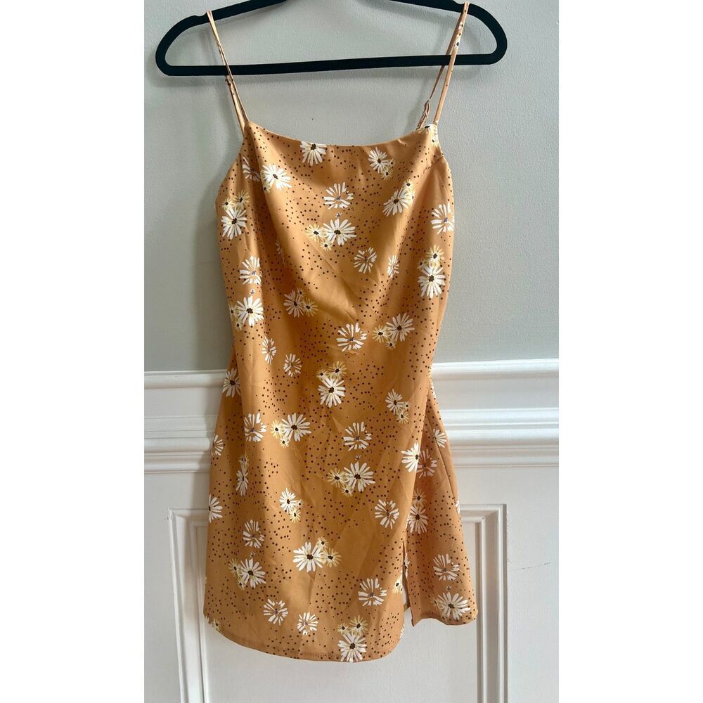 Princess Polly Celia Floral Dot Print Mini Slip Dress Size 4 - Picture 7 of 7